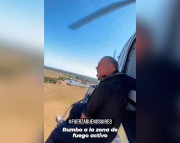 Estallaron los memes y las versiones de Berni en helicóptero en Ucrania