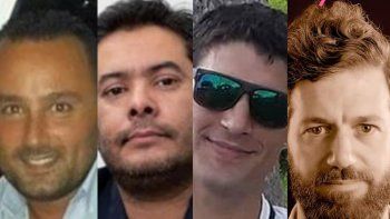 Leandro Ayala, Federico Llach, Juan Ignacio Campoamor y Gerardo Nielsen eludieron los controles de seguridad. Leandro Ayala, Federico Llach, Juan Ignacio Campoamor y Gerardo Nielsen eludieron los controles de seguridad.