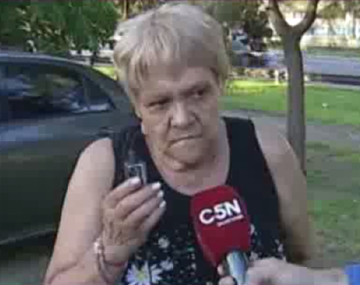 Alicia, una de las testigos del ataque de los barras en Mataderos