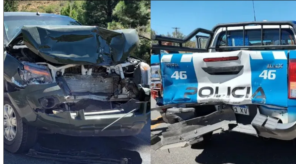 Neuquén: accidente entre una camioneta del Ejército y una de la Policía