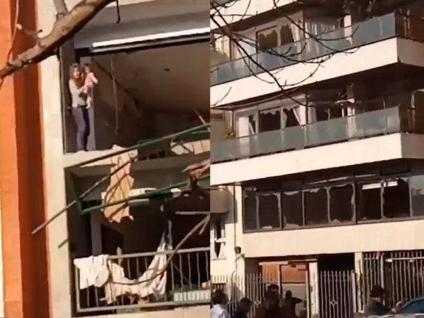 Impactante explosión en un edificio de Montevideo: hay heridos