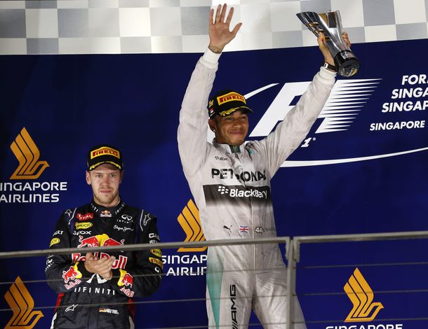 Lewis Hamilton se impuso en el Gran Premio de Singapur