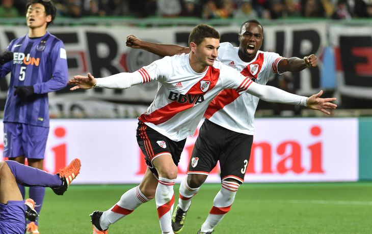 Sufriendo, River venció al Sanfrecce y está en la final del Mundial de Clubes