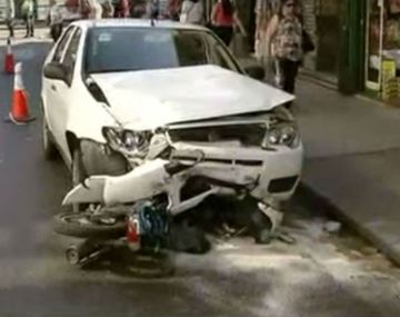 El motociclista murió en el acto