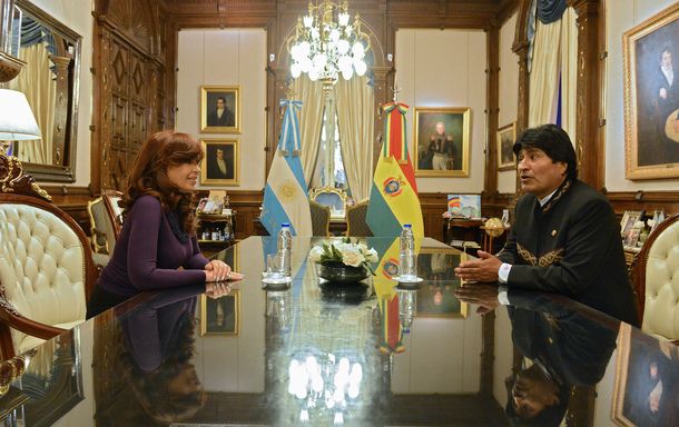 Antes de viajar a Cuba para la misa del Papa, Cristina recibiría a Evo Morales
