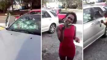 Se enteró que la engañó y le destruyó el auto con un martillo Se enteró que la engañó y le destruyó el auto con un martillo