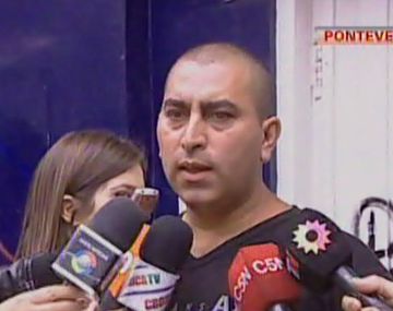 Disparó contra el piso