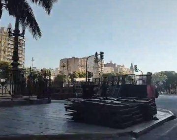 El Congreso amaneció con un fuerte operativo de seguridad