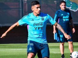 Equi Fernández en la Selección Argentina Sub 23.