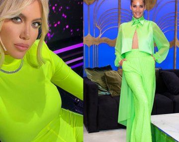 ¿Juana Viale se inspiró en el look de Wanda Nara?