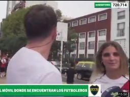 Nico Luaces protagonizó un tenso momento en vivo en la previa del Superclásico por el robo a un hincha