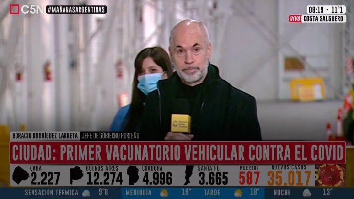 Rodríguez Larreta anunció el empadronamiento para todas las personas de entre 50 y 59 años: Esto no reemplaza a la responsabilidad individual