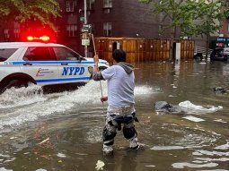 Fotos y videos: desastre en Nueva York por fuertes tormentas e inundaciones
