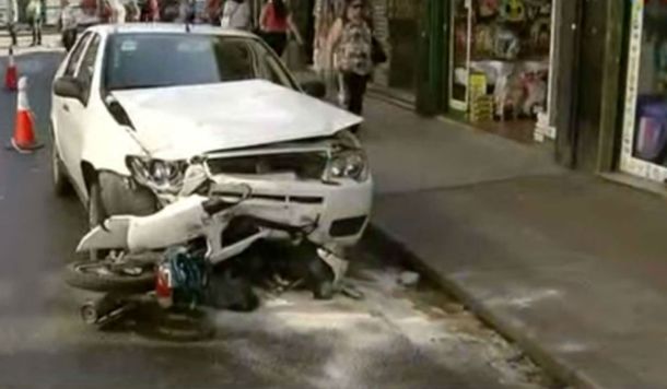 El motociclista murió en el acto