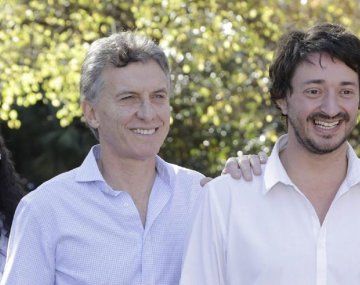 El ex presidente Mauricio Macri junto a Martín Yeza, intendente de Pinamar.