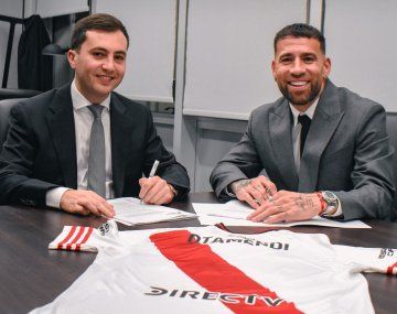 Nicolás Otamendi es el nuevo refuerzo de River.