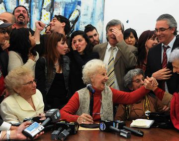 Carlotto: Lo que yo quería era no morirme sin abrazarlo