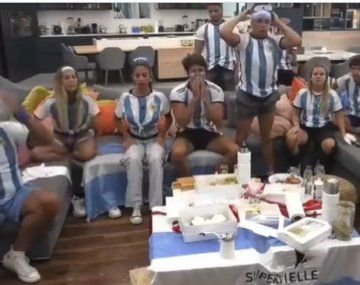 La reacción de la casa de Gran Hermano ante el penal de Messi