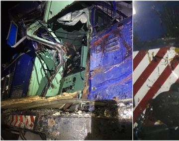 Chocaron un tren de la línea San Martín y un camión en Pilar: murieron dos personas