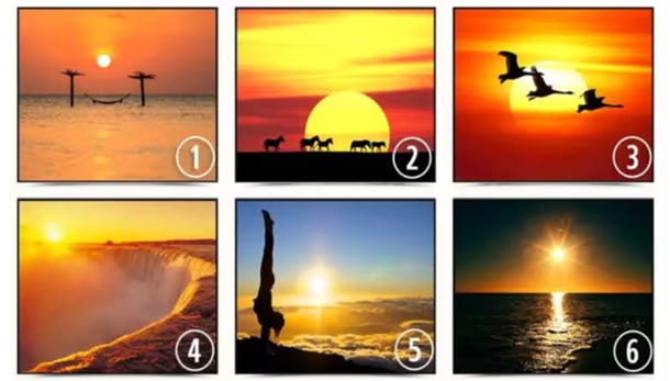 Test Viral: elegí qué atardecer te gusta más.