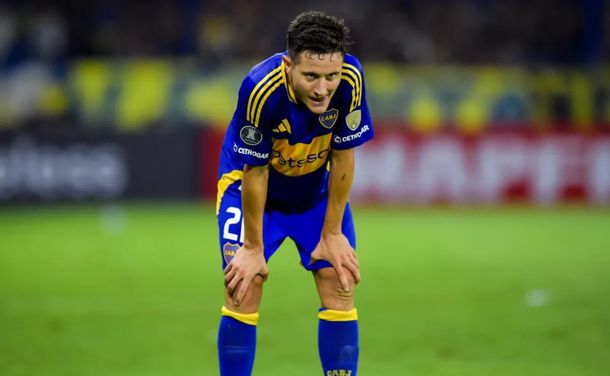 Alarma en Boca por Ander Herrera: el futbolista sintió una molestia y no entrenó con normalidad