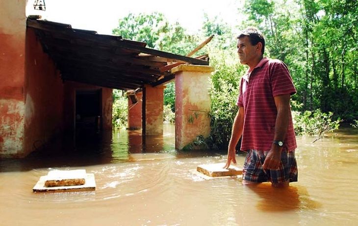 Hay evacuados en la Provincia por las intensas lluvias