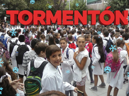 Tormentón en la vuelta a clases Tormentón en la vuelta a clases