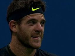 video: el aliento del publico hizo quebrar a del potro en pleno partido video: el aliento del publico hizo quebrar a del potro en pleno partido