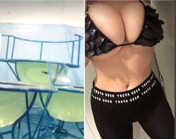 ¿No será mucho? Charlotte Caniggia revolucionó las redes con su look sexy para el acuadance