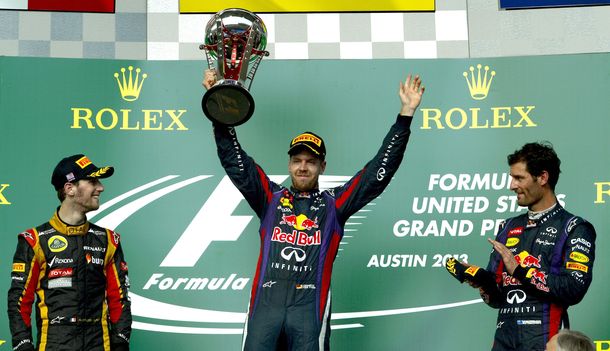 Vettel se impuso en el GP de EE.UU y mantiene su racha