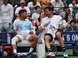 Juan Martín Del Potro entrenó con Novak Djokovic antes de su vuelta al US Open