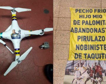 ¿Funciona? Así quedó el dron de Rosario Central que destruyó Pablo Pérez