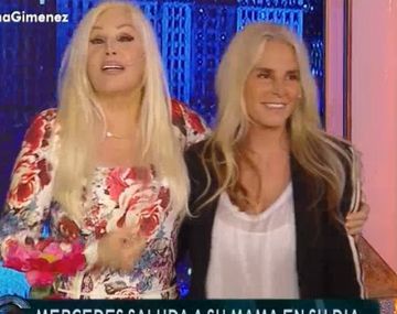 Susana Giménez y Mecha, juntas.&nbsp;
