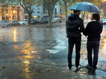 Frío y lluvias en Buenos Aires.
