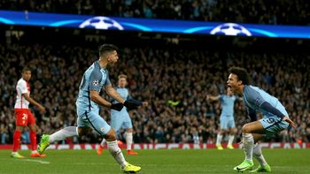 con dos goles de agüero, el city se lo dio vuelta al monaco en un partido electrizante con dos goles de agüero, el city se lo dio vuelta al monaco en un partido electrizante