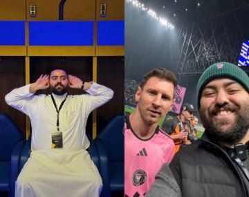 Insólito: hizo un festejo de Messi en el tour de Al Nassr y le pidieron respeto