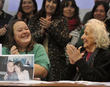Abuelas anunció la restitución del nieto 140: Es un bálsamo para seguir