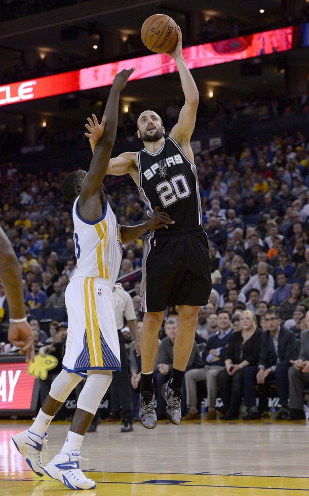 Ginobili, clave en la victoria de los Spurs frente Cleveland