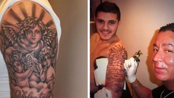 icardi no para y ahora se tatuo en el brazo a los tres hijos de wanda y maxi icardi no para y ahora se tatuo en el brazo a los tres hijos de wanda y maxi