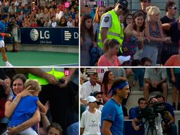 VIDEO: El gesto de Nadal con una nena perdida