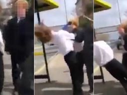VIDEO: Un chico noqueó a un compañero de colegio que le estaba haciendo bullying