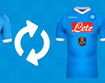Plan canje: cambiá tu camiseta de Higuaín por otro producto de Nápoli