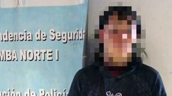 La detenida: tía del nene víctima de un balazo. La detenida: tía del nene víctima de un balazo.