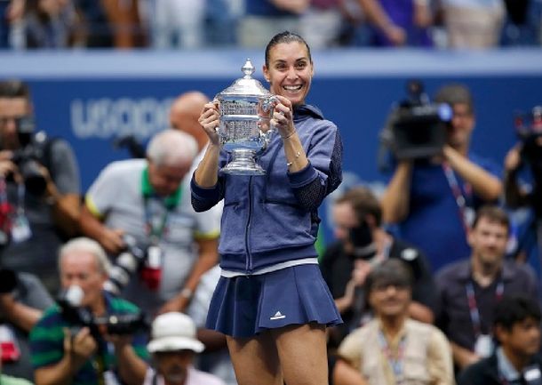 La tenista Pennetta ganó el US Open y anunció su retiro durante su discurso