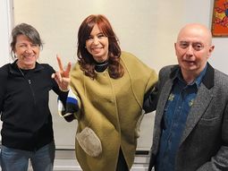 Difundieron una foto inédita de Cristina Kirchner y el Indio Solari