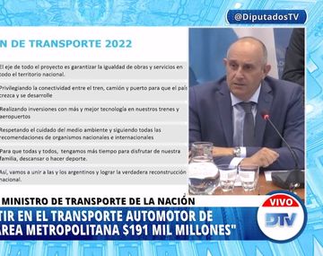 Presupuesto 2022: Alexis Guerrera expuso en Diputados
