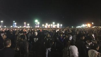 El predio La Colmena, lleno de gente @vegajb El predio La Colmena, lleno de gente @vegajb