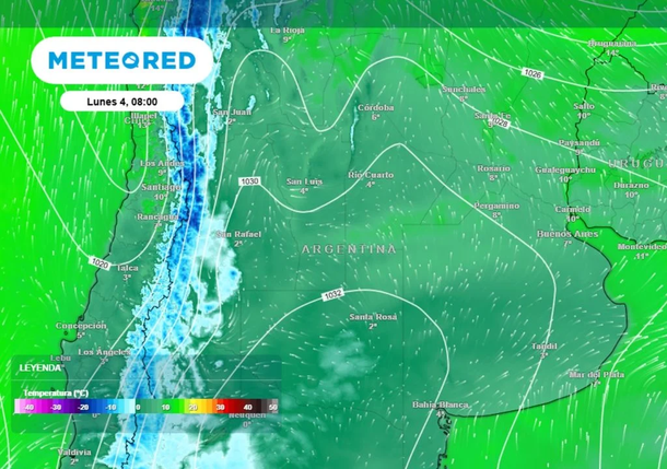 Vuelve el frío al AMBA. Fuente: Meteored. Vuelve el frío al AMBA. Fuente: Meteored. 