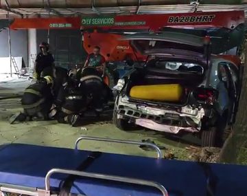 Choque en Belgrano tras festejos navideños: un conductor terminó hospitalizado