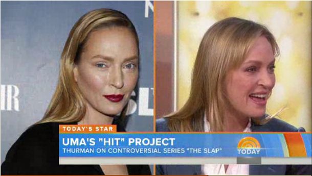 Tranquilidad para los fans: Uma Thurman no se cambió la cara, ni se operó